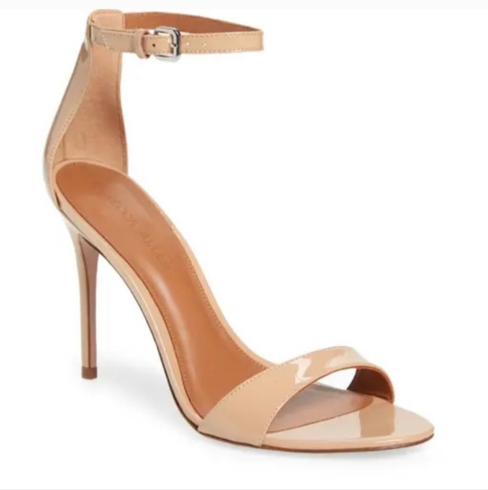 Rebecca Allen NWT The Two Strap Heeled Sandals Nude